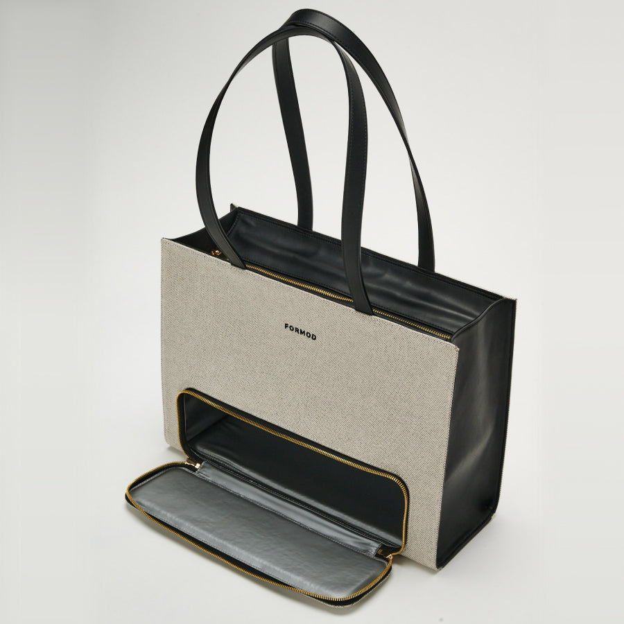 Vegan-leather trim