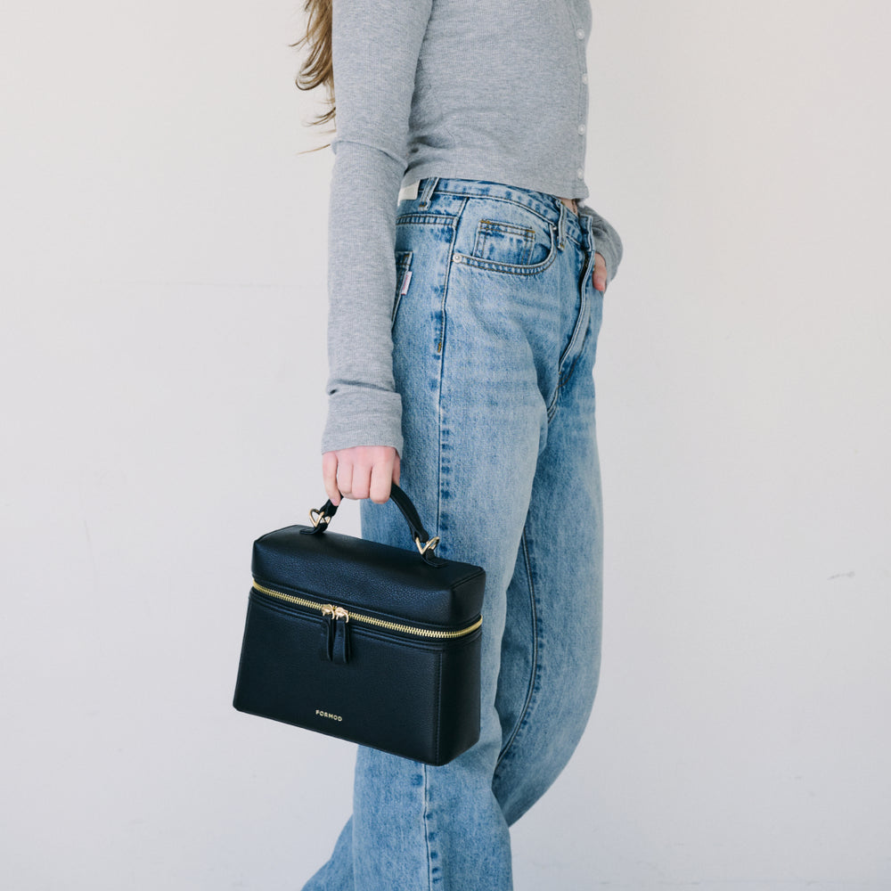 City Bag worn as tote