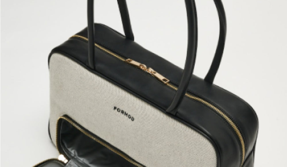 Vegan-leather trim
